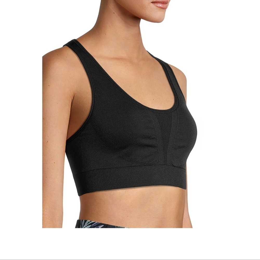 Avia NWT Women's Active Stretch Pull On Reversible Sports Bra 911